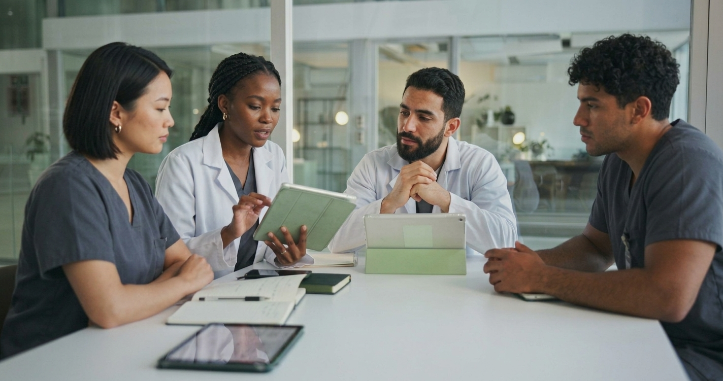 Radiologists discussing