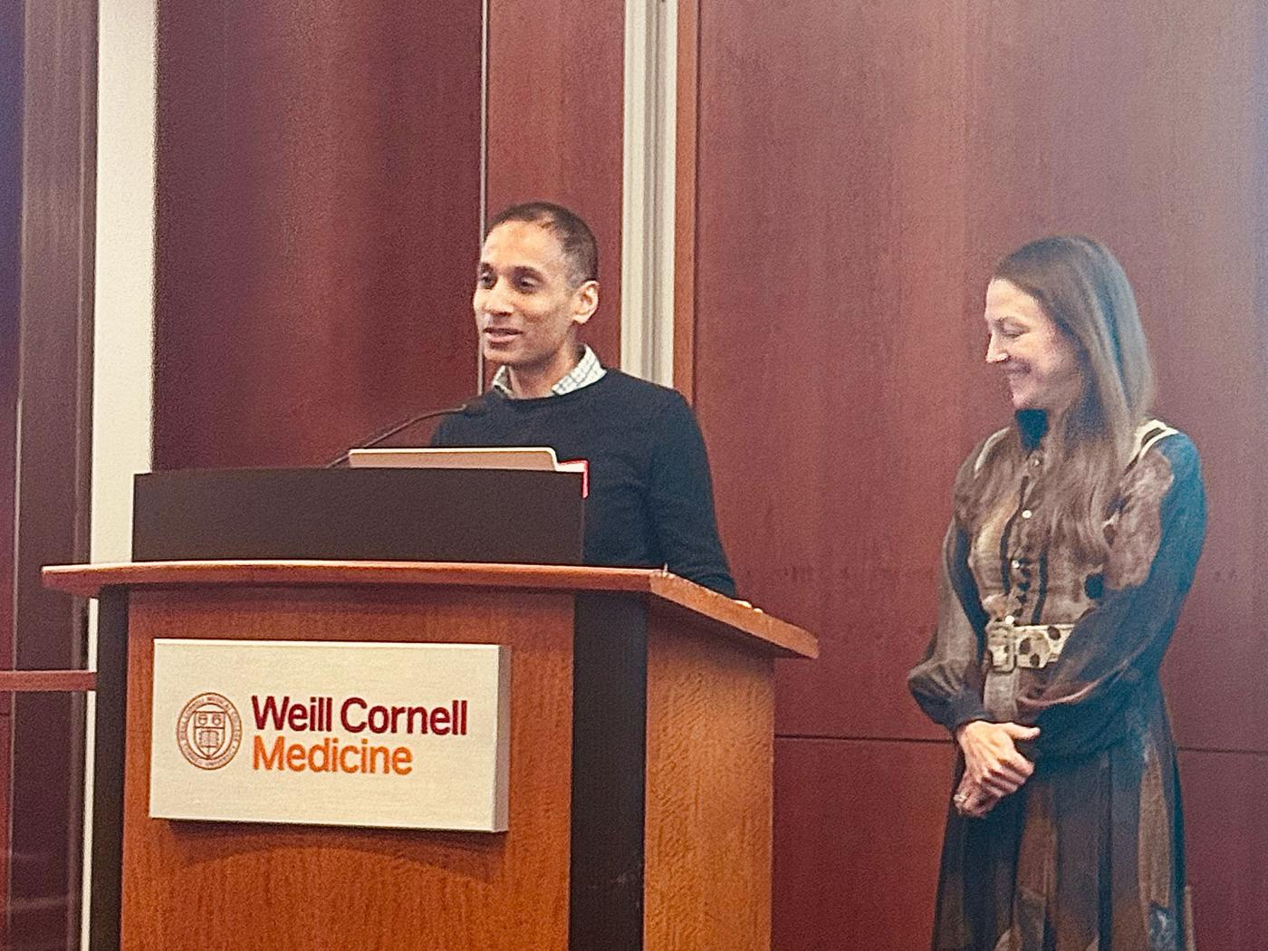 Dr. Ravi Sharaf and Dr. Melissa Frey present GPCP Updates at the Cornell University Intercampus Symposium on Hereditary Cancer, 2024