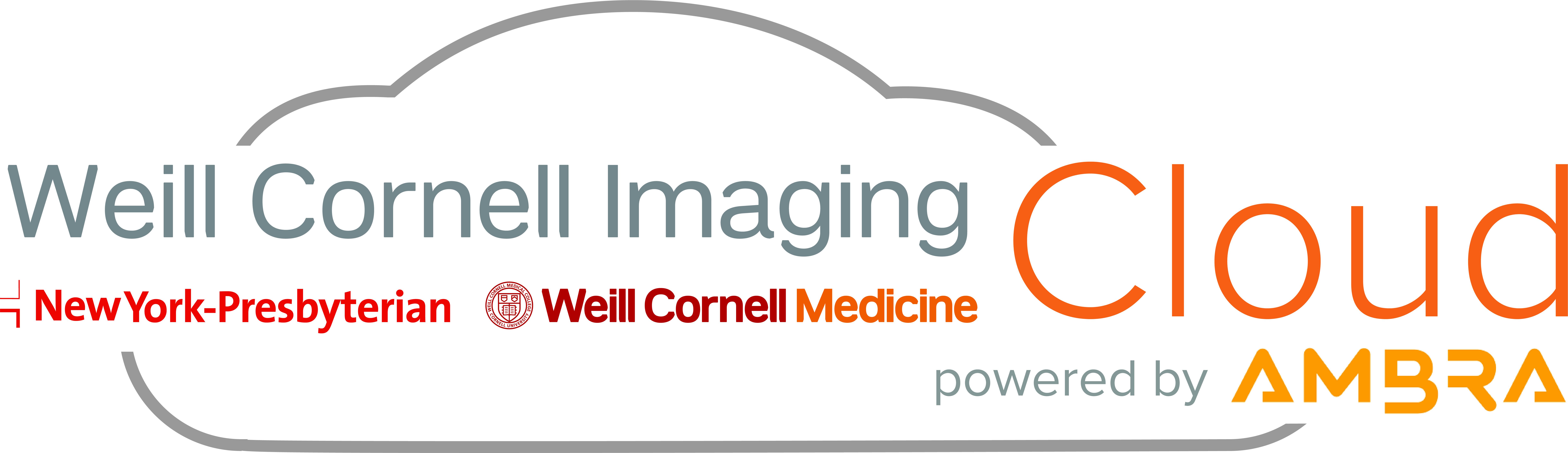 Weill Cornell Imaging at NewYork-Presbyterian Cloud, powered by Ambra Logo
